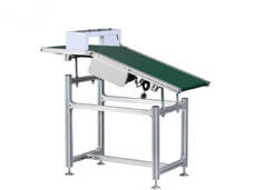 Wave soldering machine out feed conveyor