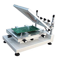 High precision manual printing table
