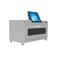 Scraper testing machine