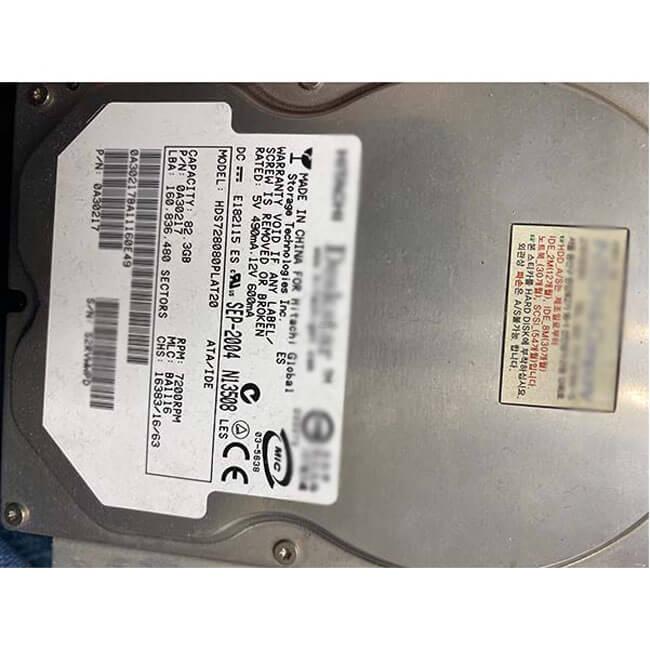 HDS728080PLT20 SMT Samsung CP45FVNEO Hard Drive